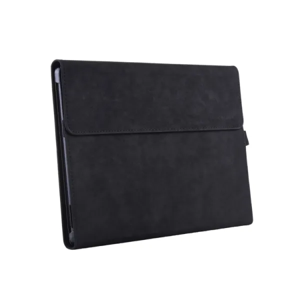 CARA 2v1 Zaklápací obal + puzdro na príslušenstvo pre Microsoft Surface Pro X čierne