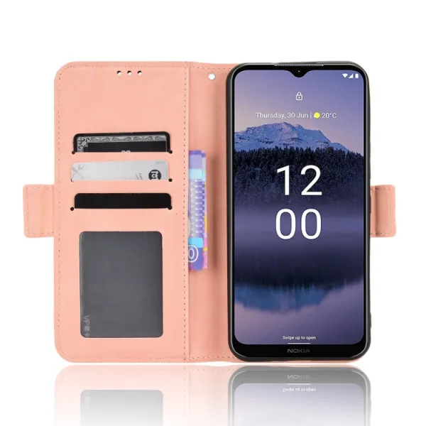 SLOT Peňaženkový obal pre Nokia G11 Plus ružový