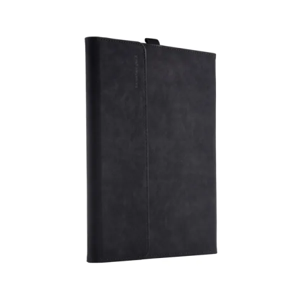 CARA 2v1 Zaklápací obal + puzdro na príslušenstvo pre Microsoft Surface Pro X čierne