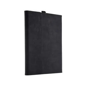 CARA 2v1 Zaklápací obal + puzdro na príslušenstvo pre Microsoft Surface Pro X čierne