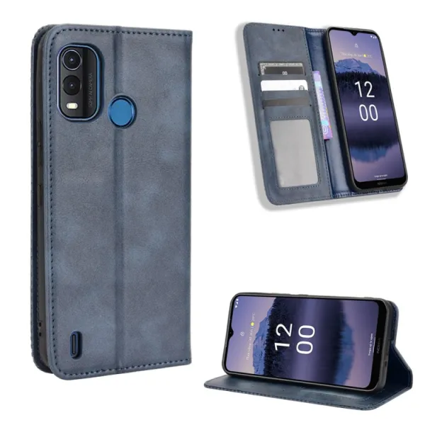 BUSINESS Peňaženkový kryt pre Nokia G11 Plus modrý