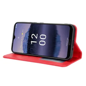 BUSINESS Peňaženkový kryt pre Nokia G11 Plus červený