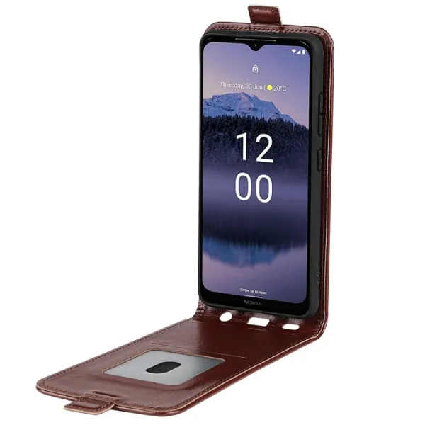 Vyklápacie puzdro Nokia G11 Plus hnedé