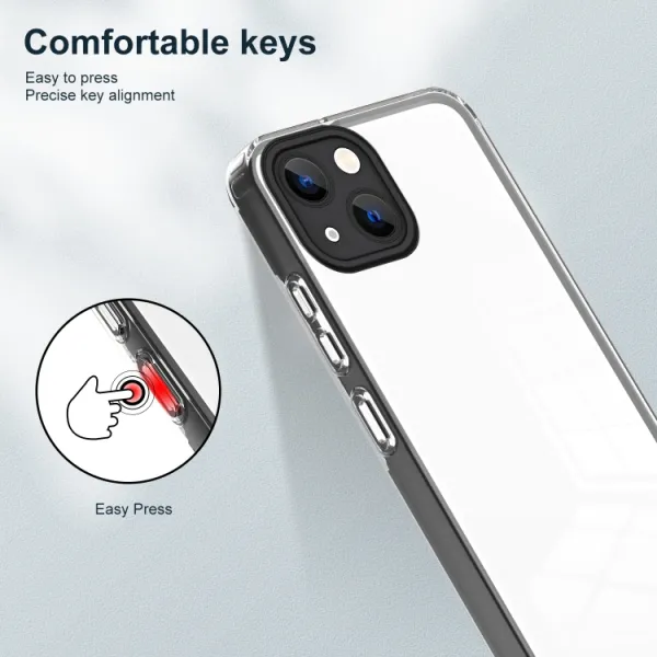 CRYSTAL Ochranný kryt pre Apple iPhone 14 Plus čierny