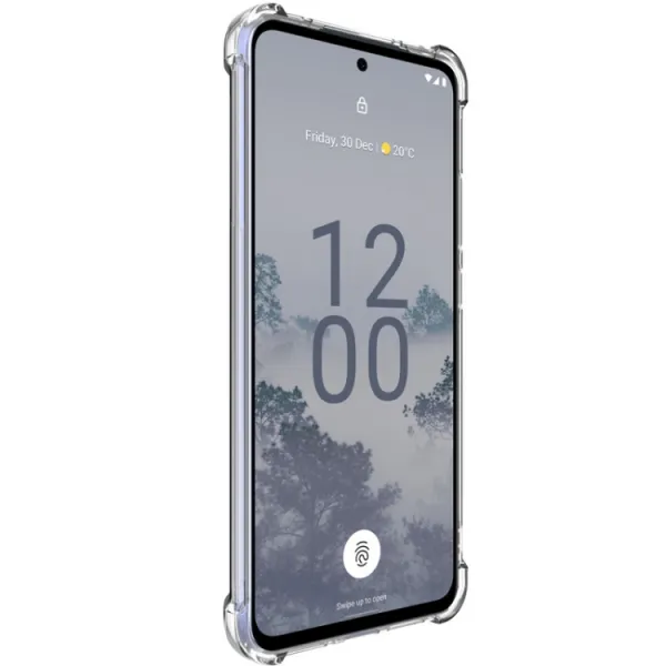 IMAK Ochranný silikónový kryt Nokia X30 priehľadný
