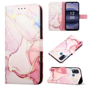 ART MARBLE Peňaženkový kryt Nokia G11 Plus ROSE GOLD