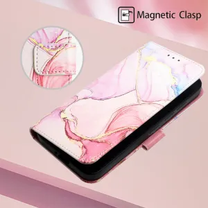 ART MARBLE Peňaženkový kryt Nokia G11 Plus ROSE GOLD