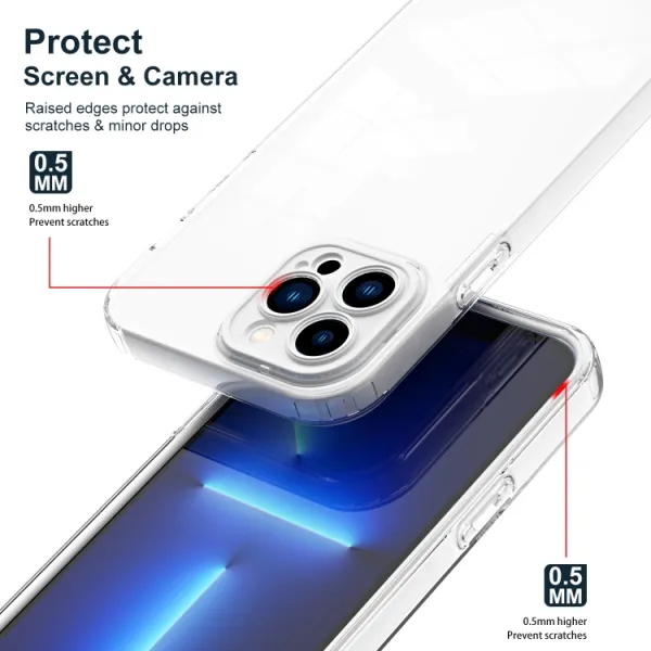 CRYSTAL Ochranný kryt pre Apple iPhone 14 Pro Max biely