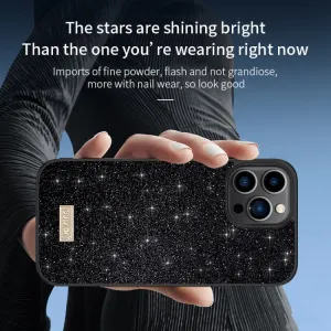 SULADA Trblietavý ochranný kryt Apple iPhone 14 Pro bronzový