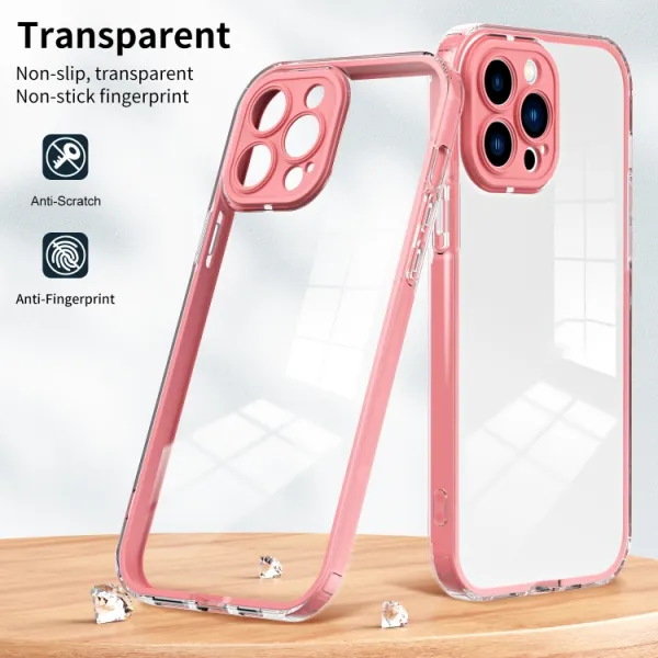CRYSTAL Ochranný kryt pre Apple iPhone 14 Pro ružový
