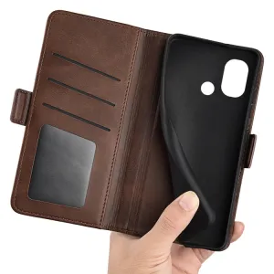 SIDE Peňaženkové puzdro pre Nokia G11 Plus tmavohnedé