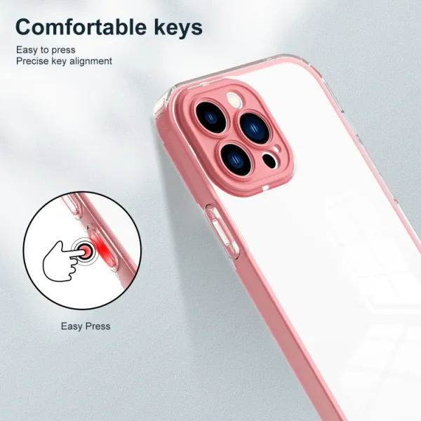 CRYSTAL Ochranný kryt pre Apple iPhone 14 Pro ružový
