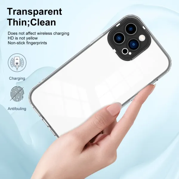 CRYSTAL Ochranný kryt pre Apple iPhone 14 Pro Max čierny