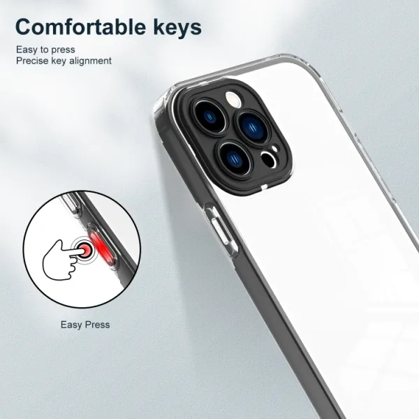 CRYSTAL Ochranný kryt pre Apple iPhone 14 Pro Max čierny