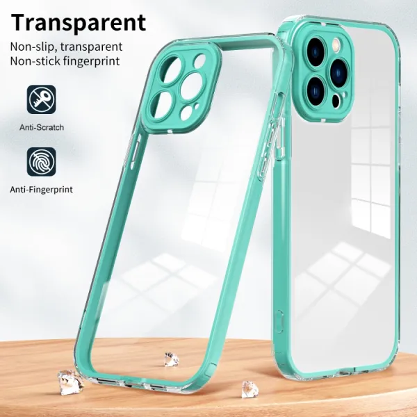 CRYSTAL Ochranný kryt pre Apple iPhone 14 Pro Max zelený