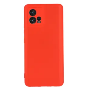RUBBER Ochranný kryt pre Motorola Moto G72 červený