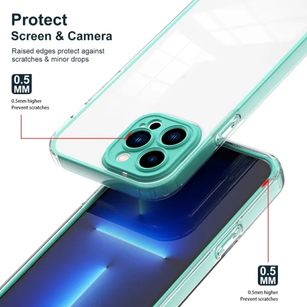 CRYSTAL Ochranný kryt pre Apple iPhone 14 Pro Max zelený