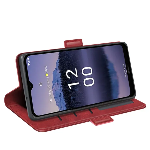 SIDE Peňaženkové puzdro pre Nokia G11 Plus červené
