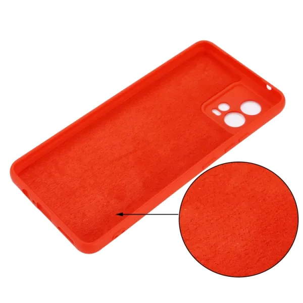 RUBBER Ochranný kryt pre Motorola Moto G72 červený