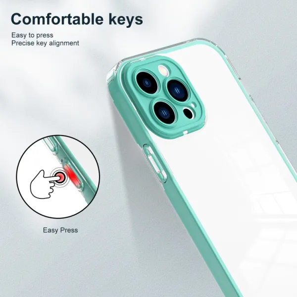 CRYSTAL Ochranný kryt pre Apple iPhone 14 Pro Max zelený