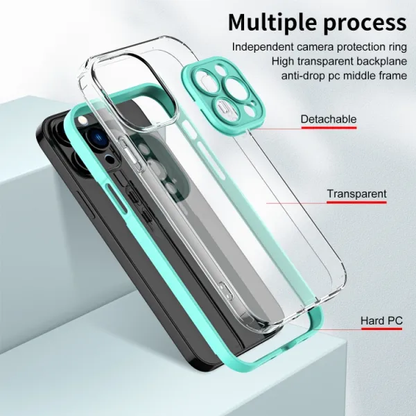 CRYSTAL Ochranný kryt pre Apple iPhone 14 Pro Max zelený