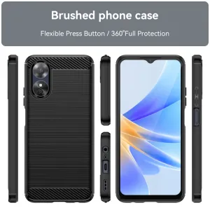 FLEXI TPU Kryt pre Oppo A17 čierny