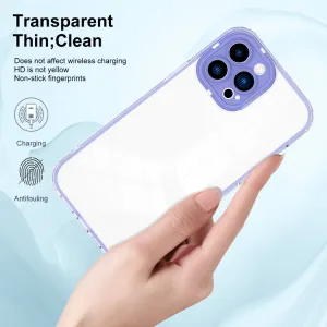 CRYSTAL Ochranný kryt pre Apple iPhone 14 Pro Max fialový