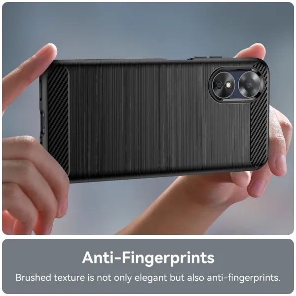 FLEXI TPU Kryt pre Oppo A17 čierny