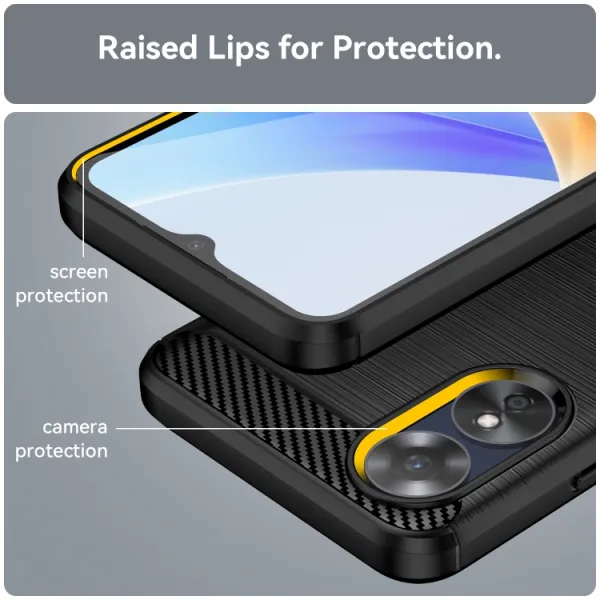 FLEXI TPU Kryt pre Oppo A17 čierny