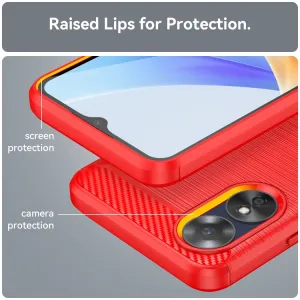 FLEXI TPU Kryt pre Oppo A17 červený