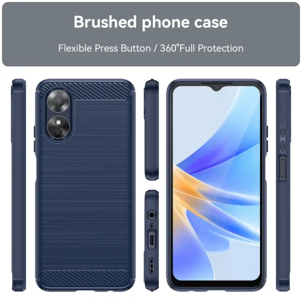 FLEXI TPU Kryt pre Oppo A17 modrý