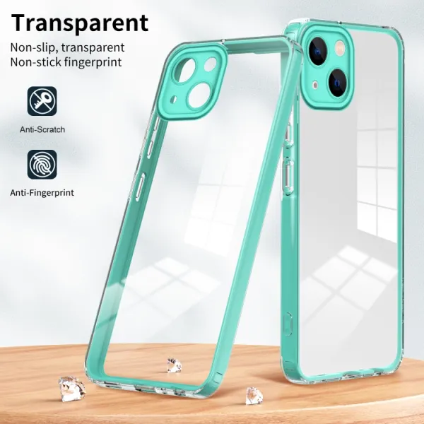 CRYSTAL Ochranný kryt pre Apple iPhone 14 Plus zelený