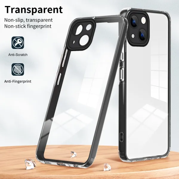 CRYSTAL Ochranný kryt pre Apple iPhone 14 Plus čierny