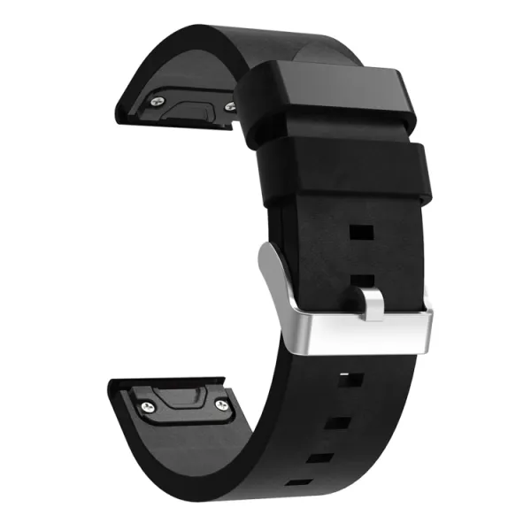 LEATHER Kožený remienok Garmin Enduro 2 / Tactix 7 čierny