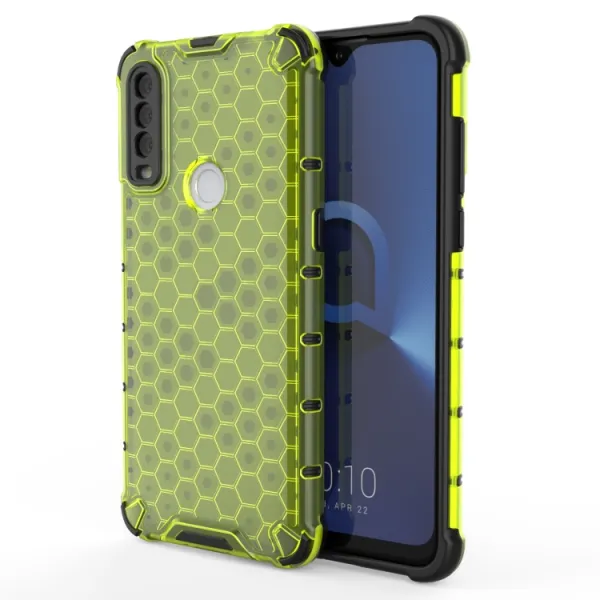 HONEYCOMB Ochranný kryt  Alcatel 1S 2020 / 3L 2020 zelený
