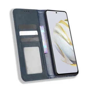 BUSINESS Peňaženkový kryt pre Huawei Nova 10 SE modrý