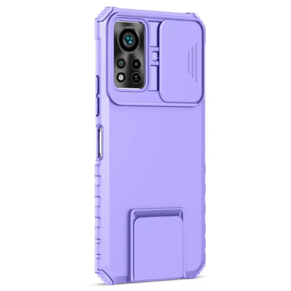 STEREO Kryt so stojanom pre Infinix Hot 11S / Hot 11S NFC fialový