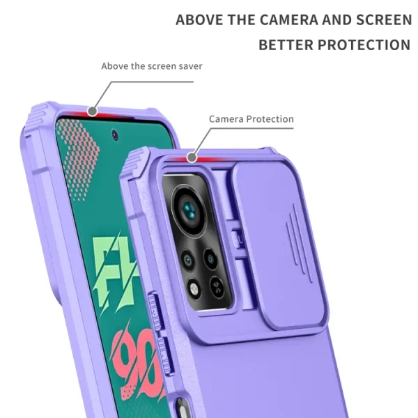 STEREO Kryt so stojanom pre Infinix Hot 11S / Hot 11S NFC fialový