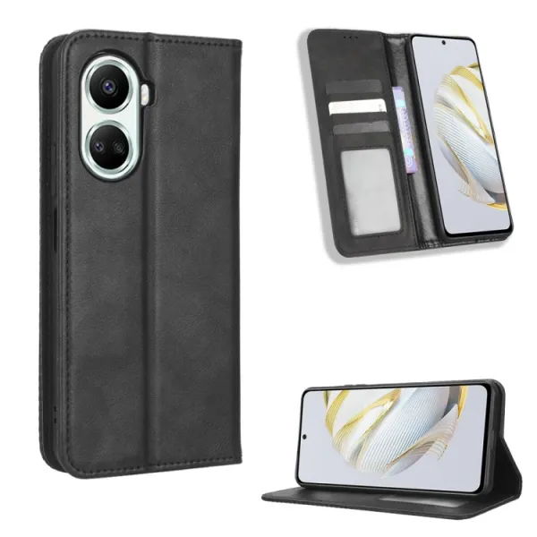 BUSINESS Peňaženkový kryt pre Huawei Nova 10 SE čierny