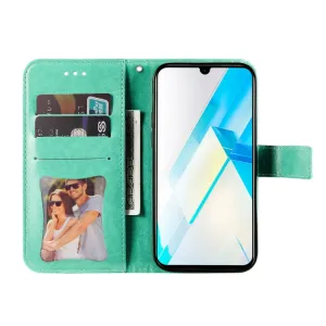 ART MANDALA Peňaženkové puzdro Infinix Note 12 / Note 12 Pro 5G zelené