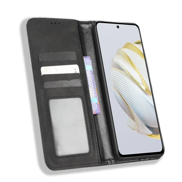 BUSINESS Peňaženkový kryt pre Huawei Nova 10 SE čierny