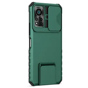 STEREO Kryt so stojanom pre Infinix Hot 11S / Hot 11S NFC zelený