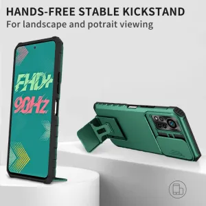 STEREO Kryt so stojanom pre Infinix Hot 11S / Hot 11S NFC zelený
