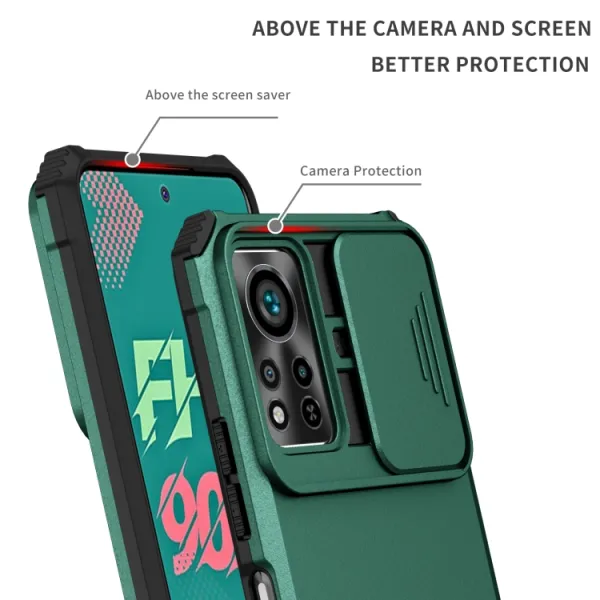 STEREO Kryt so stojanom pre Infinix Hot 11S / Hot 11S NFC zelený