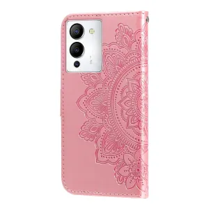 ART MANDALA Peňaženkové puzdro Infinix Note 12 / Note 12 Pro 5G ružové