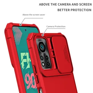 STEREO Kryt so stojanom pre Infinix Hot 11S / Hot 11S NFC červený