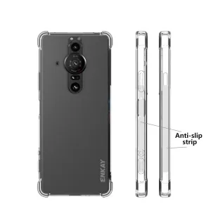 ENKAY AIRBAG Extra odolný kryt Sony Xperia Pro-I priehľadný