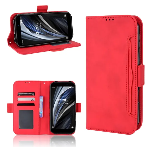 SLOT Peňaženkový obal pre Oukitel WP12 / WP12 Pro červený