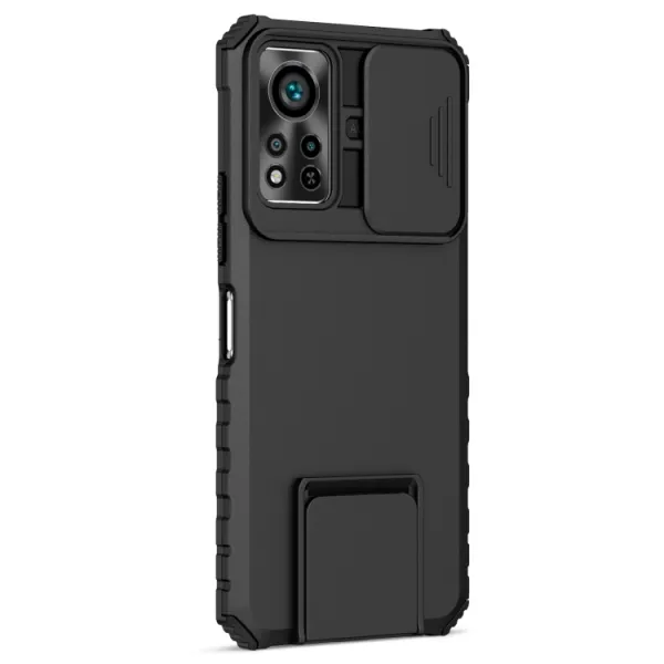 STEREO Kryt so stojanom pre Infinix Hot 11S / Hot 11S NFC čierny