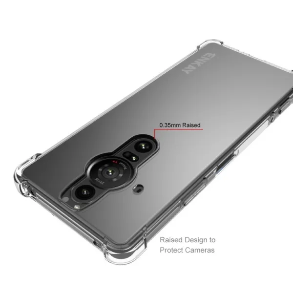 ENKAY AIRBAG Extra odolný kryt Sony Xperia Pro-I priehľadný